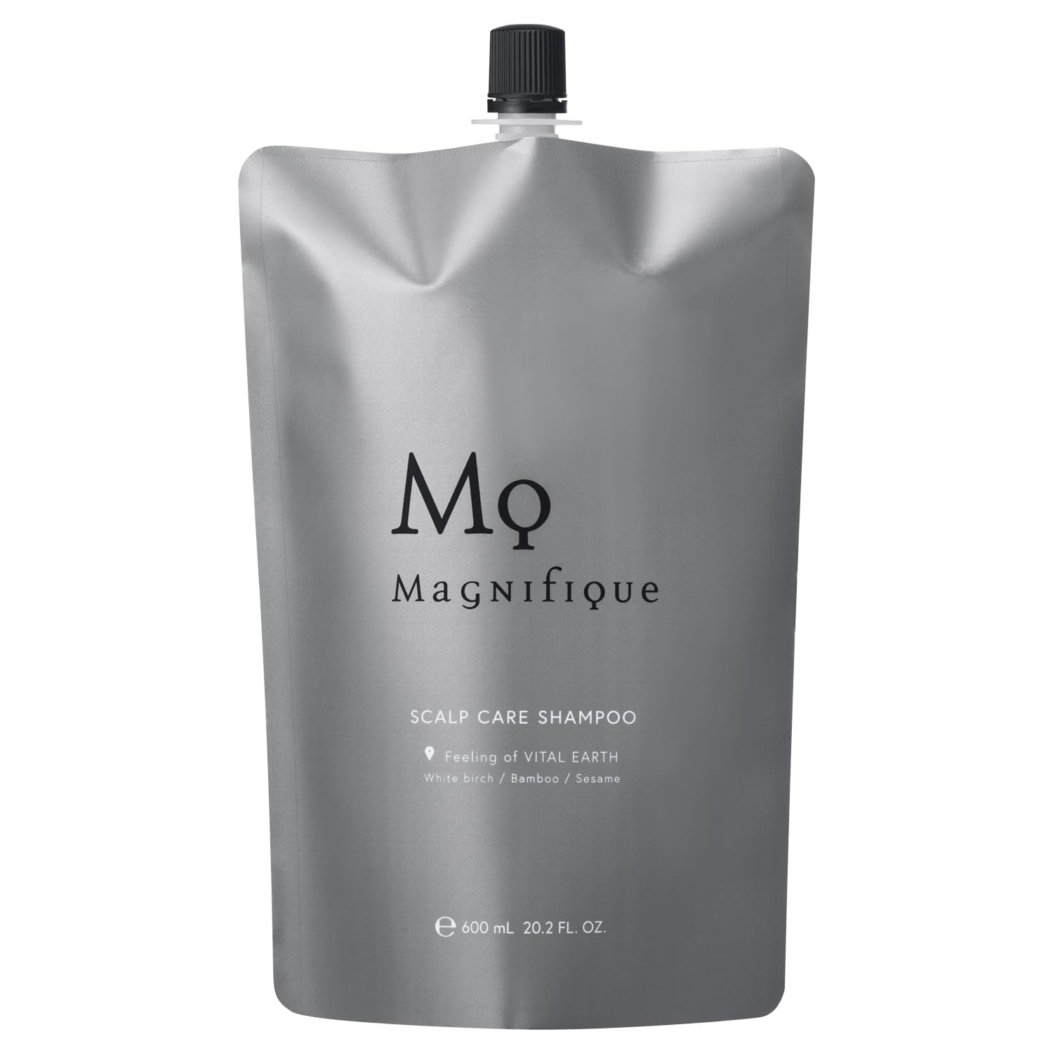 【医薬部外品】 マニフィーク スカルプケア シャンプー つめかえ 600mL メンズ ノンシリコン リラクシングフローラルウッディの香り フケ かゆみ 頭皮臭 magnifique KOSE