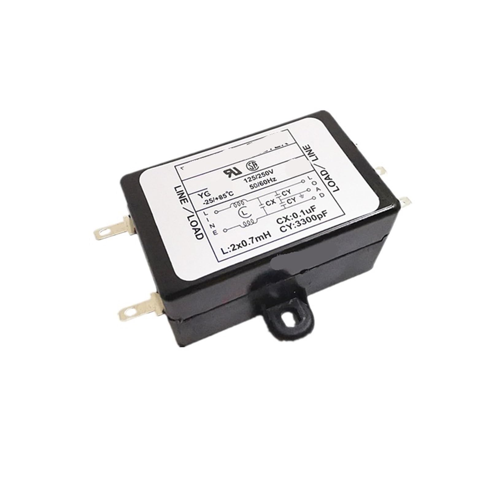 Netzfilter YG06T5 220V 6A 10 Entstörfilter(YG06T5)