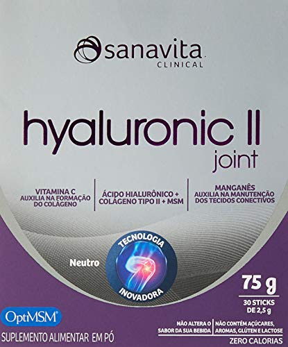 Hyaluronic II Joint - 30 Sticks de 2, 5g Neutro - Sanavita, Sanavita