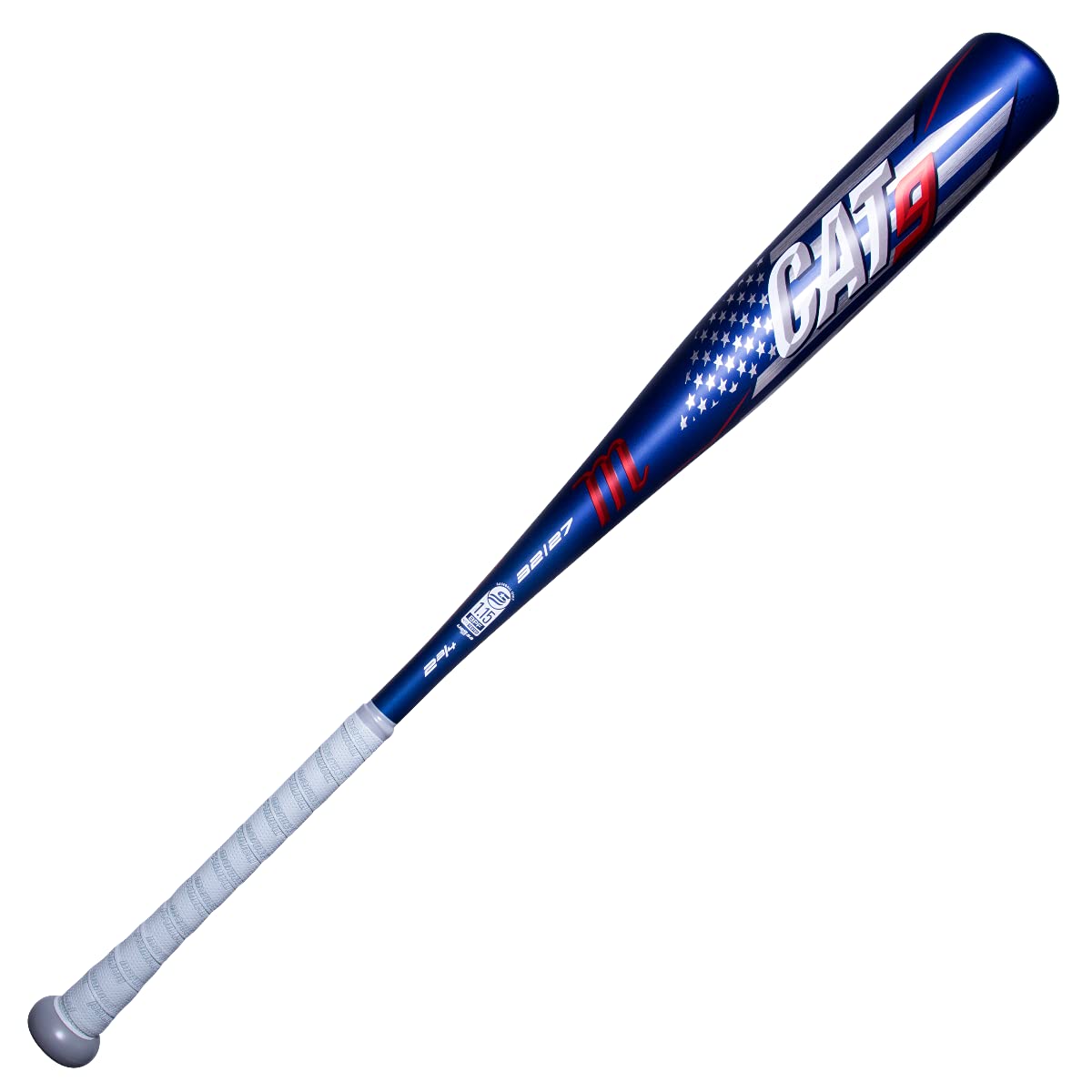 Marucci CAT9 Pastime USSSA Senior League Metall-Baseballschläger, 7,5 cm Schaft