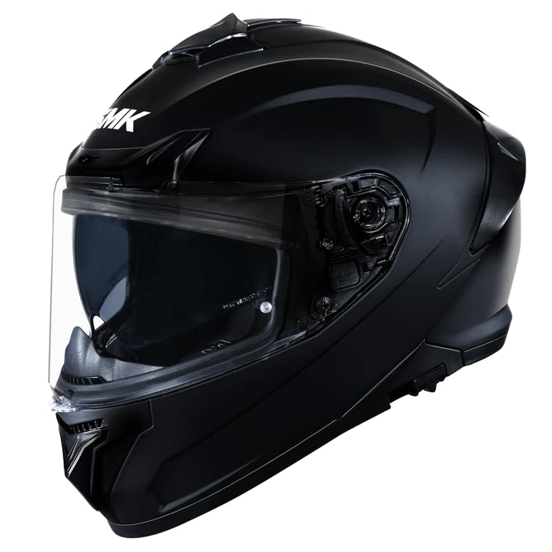 Image of SMK Typhoon Full Face Dual Visor Helmet, ISI DOT ECE 22.06 Certified, Safety Motorcycle Headgear