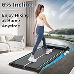 Laufband | Elektrisches Walking pad für Zuhause, Mit Bluetooth-Musikwiedergabefunktion, LED-Anzeige und Riemenscheibe 1-6KM/H, 110KG – Bild 2