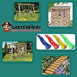 Gartenpirat Elastischer Schaukelsitz gelb aus Kunststoff - 5
