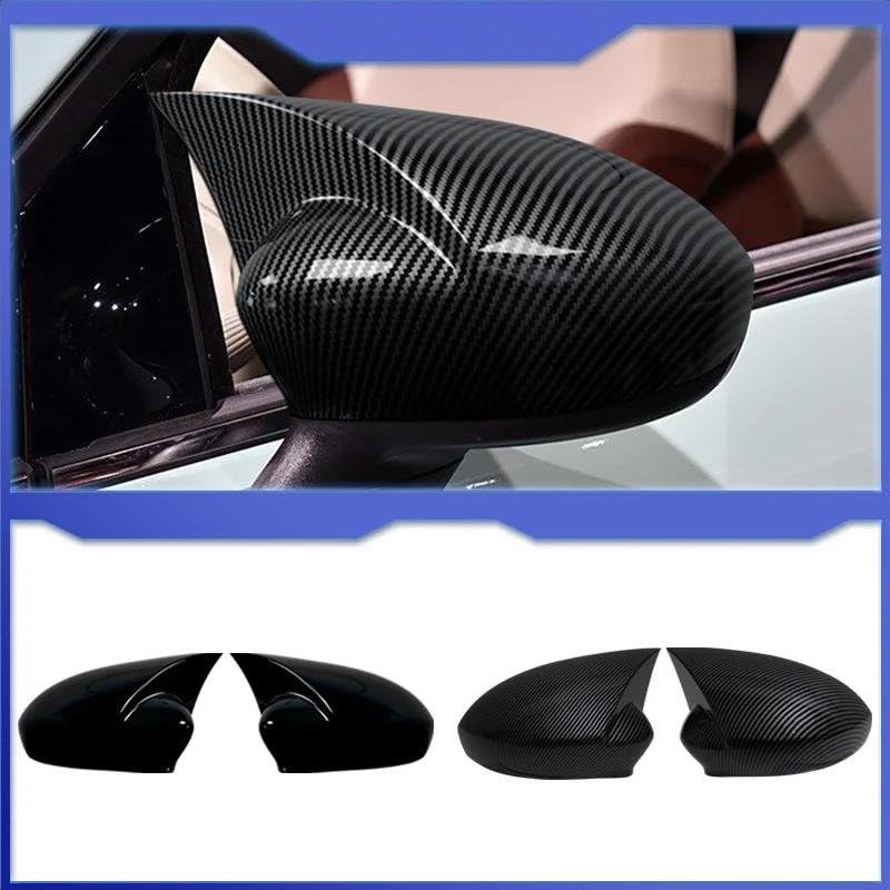 Coques Rétroviseurs Fiat 500 Protéger Rétroviseur Rayé Solution Look Carbone