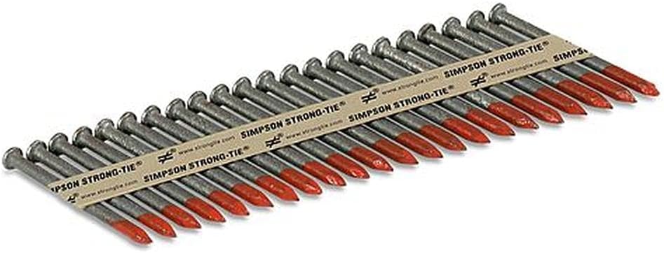 🔥 Crazy Deals Simpson Strong-Tie N16HDGPT500 2-1/2 x 162 Joist Hanger Nails Galvanized 33° 500ct Limited Discount Simpson Strong-Tie N16HDGPT500 2-1/2 x 162 Joist Hanger Nails Galvanized 33° 500ct