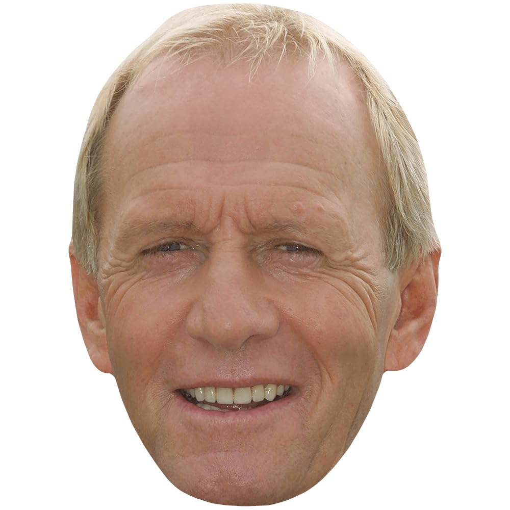 Paul Hogan (Blonde Hair) Celebrity Mask, Flat Card Face, Fancy Dress Mask