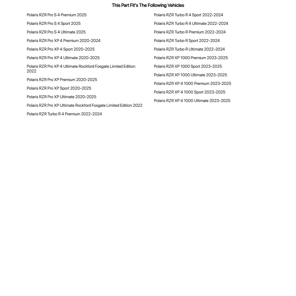 Tusk Cooler Mount Brackets 26 Quart Ozark Cooler Black Powder Coated For POLARIS RZR Pro XP Sport 2020-2024