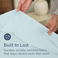 Vista 42 de King Fitted Bed Sheet - Bottom Single Fitted Sheet Only - Ultra-Soft Hotel Luxury Bedding w/ 8-16 Inch Deep Pockets - Breathable, Cooling & Wrinkle