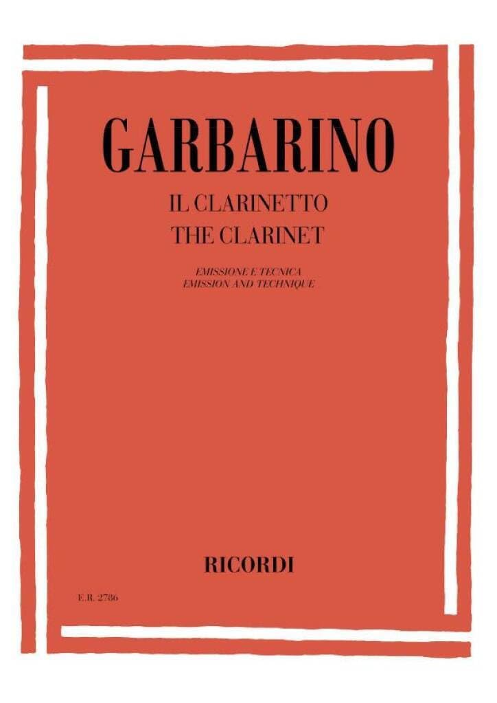 IL CLARINETTO. EMISSIONE E TECNICA