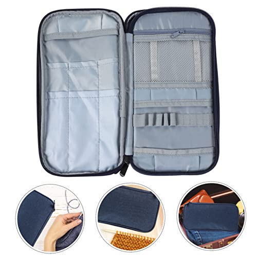 ADOCARN Bolsa De Armazenamento De Lã Acessórios De Tricô Bolsas Organizadoras Para Bolsa De Viagem O