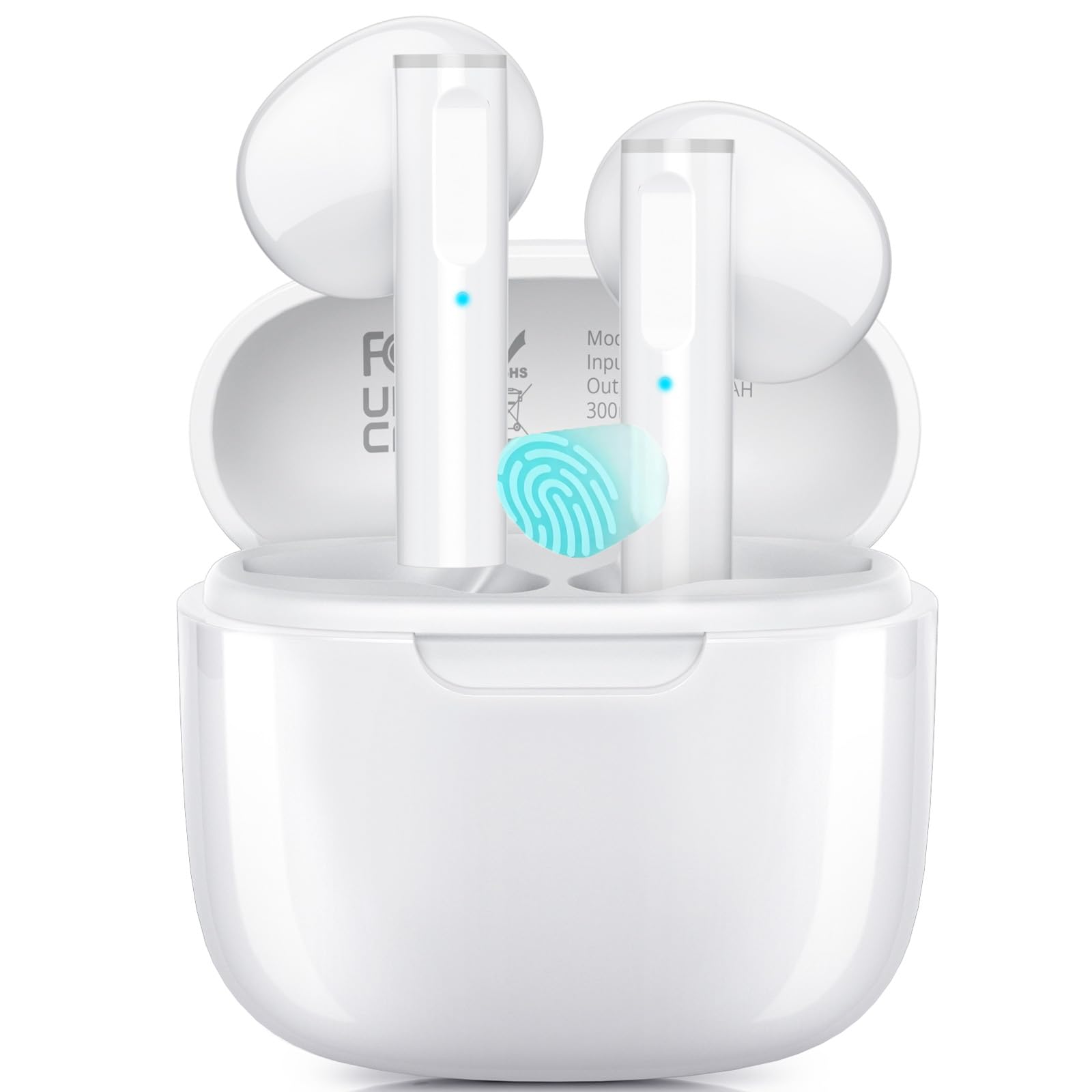 Radiolux Bluetooth Kopfhörer, Kopfhörer Kabellos Bluetooth 5.3 In Ear Kopfhörer mit 4 Mikrofon, 48H Tiefer Bass Spielzeit Wireless Earbud, IP7 Wasserdicht Kopfhörer