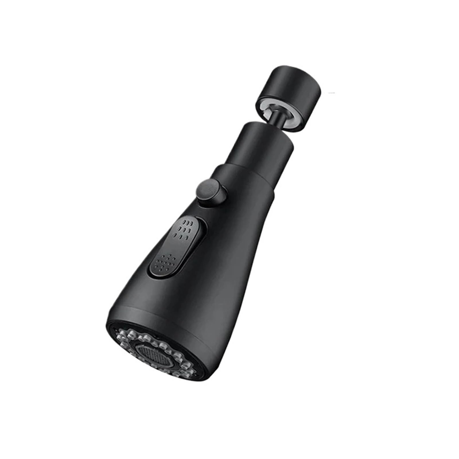Extension robinet cuisine contre éclaboussures embout pivotant 360 noir