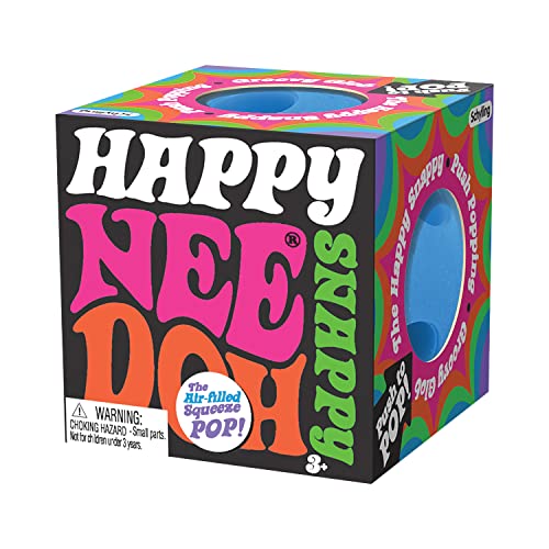 Schylling NeeDoh Happy Snappy Ball - Sensory Squeeze Toy - Air Filled Perfect Pop  - Detailed View