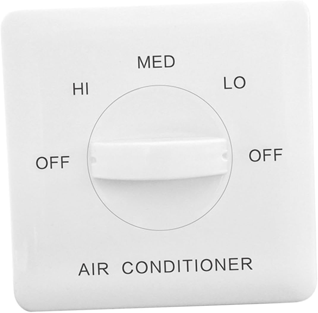 Fan Coil Three-Speed Temperature Control Panel Controller for Central Air Conditioning Material for Indoor Climate Regulation