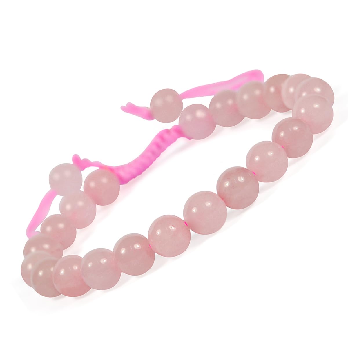 Crystu Rose Quartz Bracelet, Macrame Bracelet, Nylon Cord Adjustable Wristband, Stone Bracelet for Women & Men (B0BFLPJTXY) Amazon Price History, Amazon Price Tracker