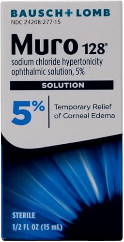 Miniatura 2 de Bausch & Lomb Muro 128 Solución 5% 0.5 fl oz (Paquete de 12)