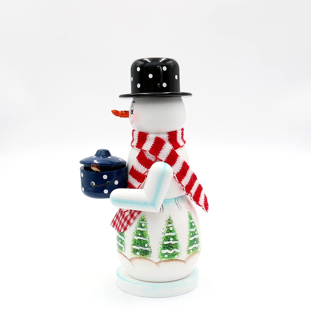 521786-20Räuchermann Räucherschneefrau Lisa mit Hut und Schal, ca. 20 cm