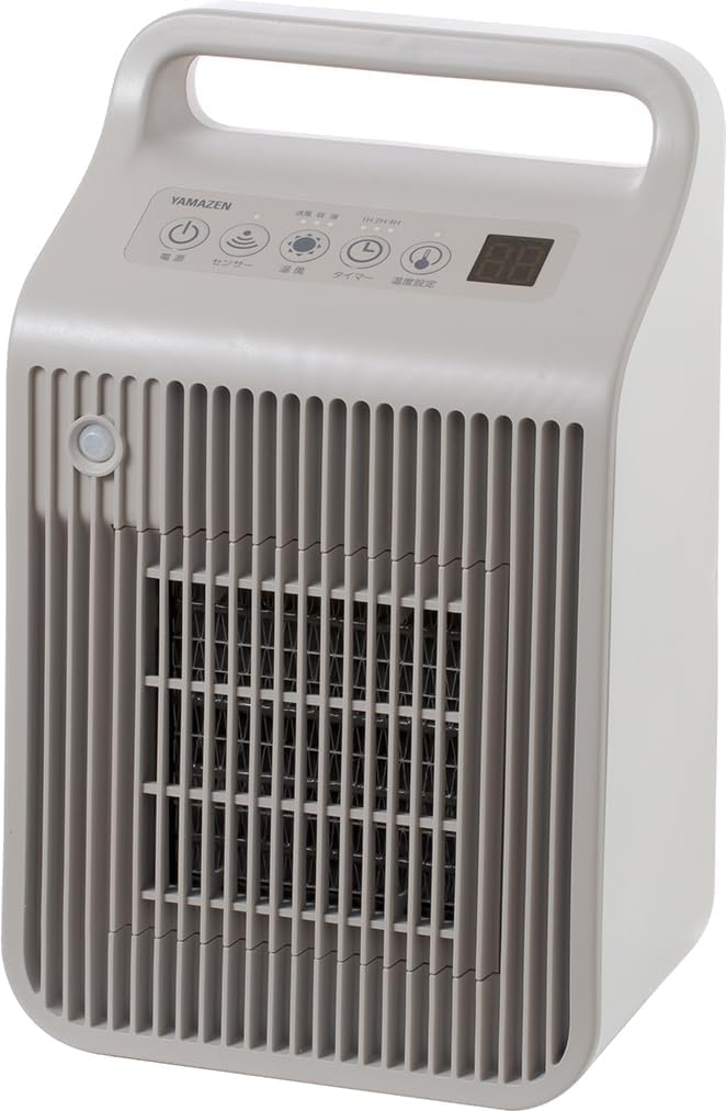 山善 セラミックヒーター DSF-VE121(GW)