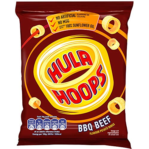 KP Hula Hoops BBQ Beef - 32x34g