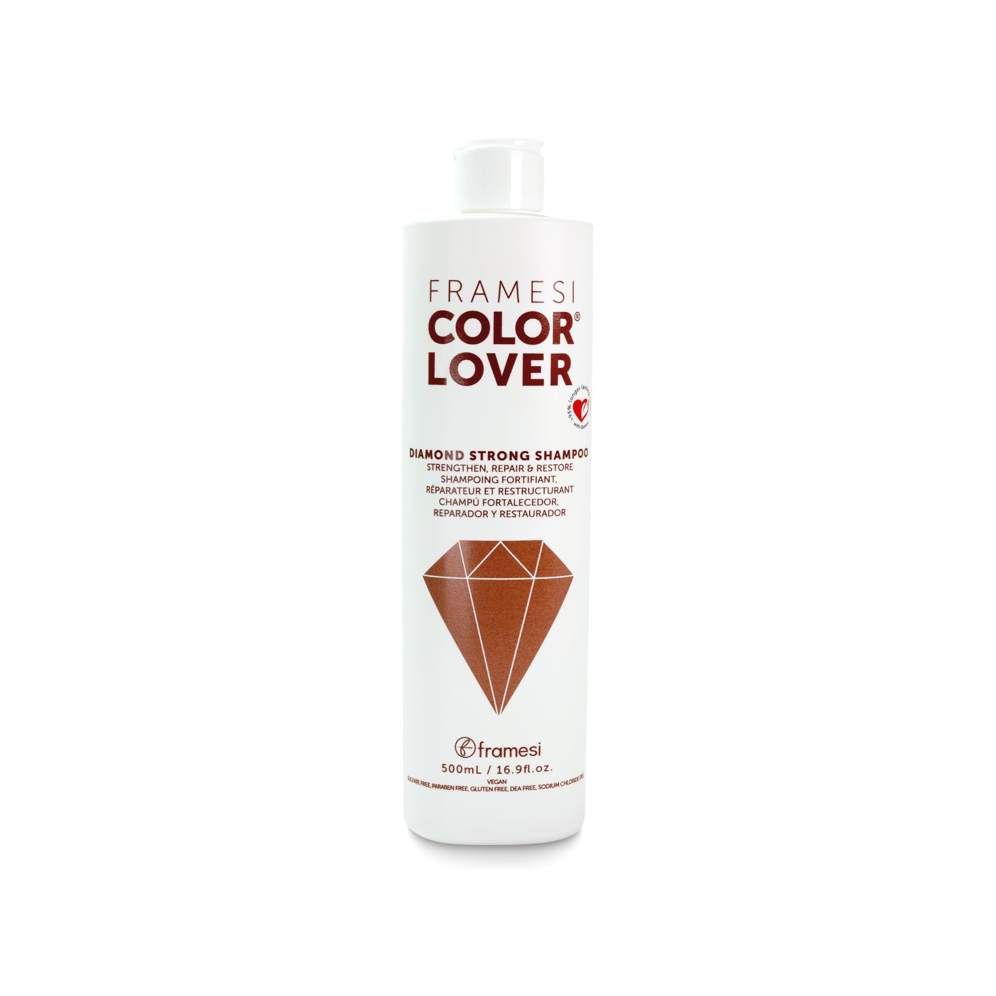 FRAMESI Color Lover Diamond Strong Shampoo, 16.9 fl oz