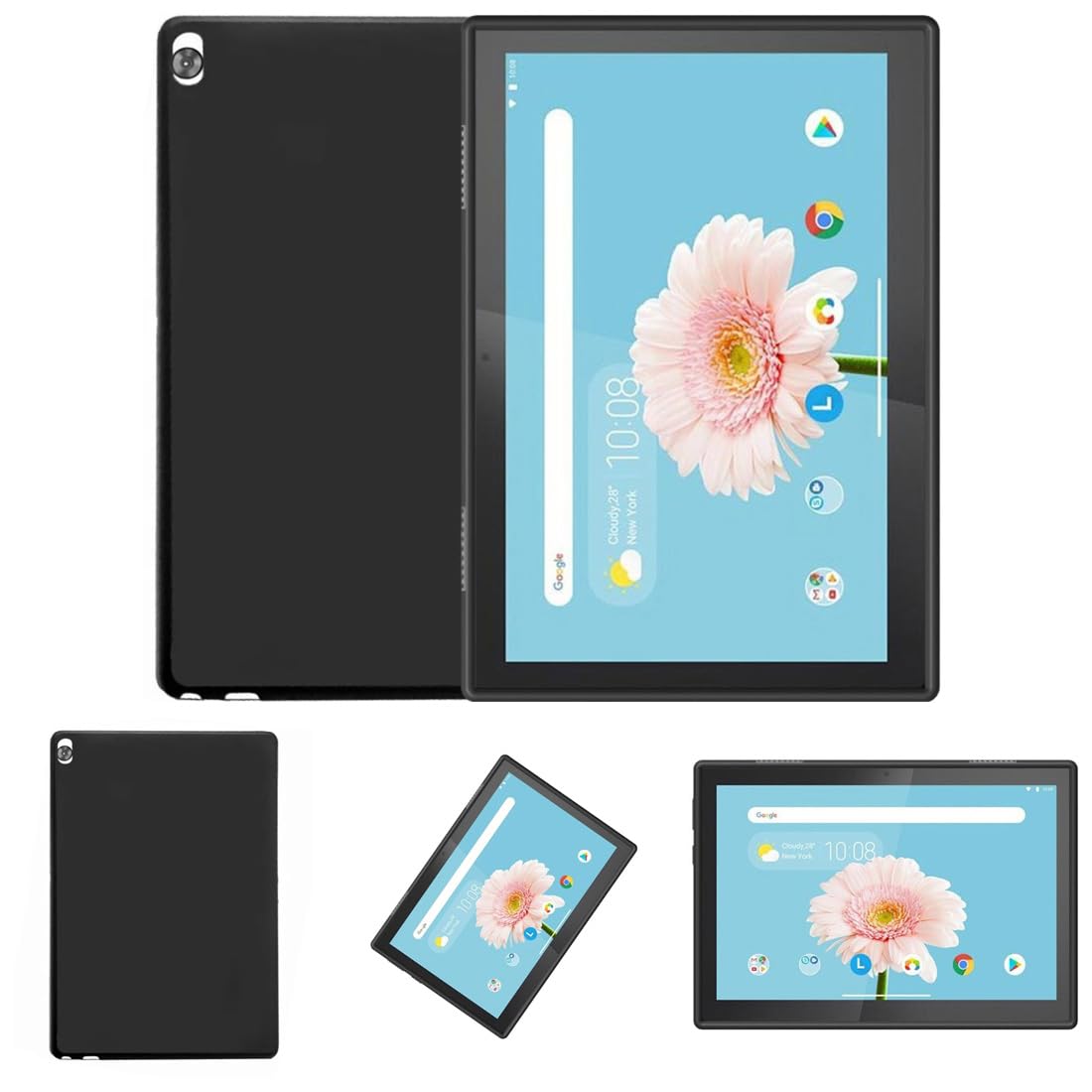 Zaoma Matte Design Soft Silicon Back Case Cover for Lenovo Tab M10 (HD) 10 inch Tablet Model No. TB-X505X/L/F (Matte Black) (B08F7MFG9Z) Amazon Price History, Amazon Price Tracker