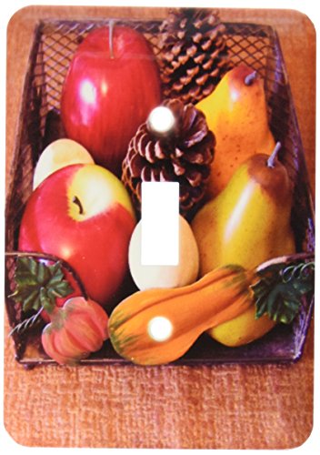 3dRose LSP_25302_1 Fall Fruit Basket Interrupteur à baïonnette, Multicolore