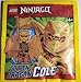 LEGO Ninjago Crystalized: Cole Golden Dragon Minifig with Crystal Sword