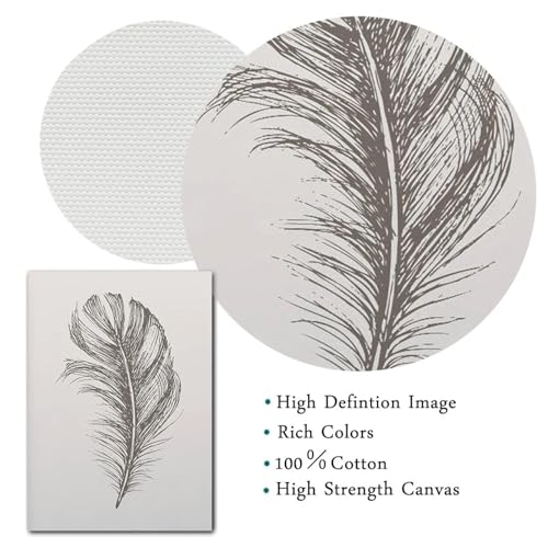 Toile peinture calligraphie avec cadre pour décoration rapide - 7
