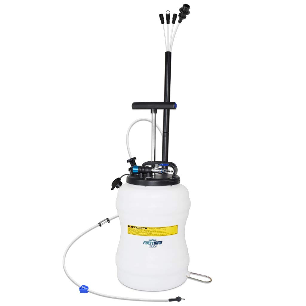FIRSTINFO A1107EU | 10,5L | Manual and Pneumatic | Oil Pump | Engine Oil Drain Pump | Oil Suction Pump