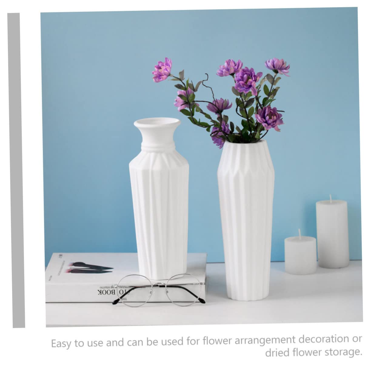 Cabilock 3-teiliges Keramik-blumenvasen-Set Schlichtes Design Tischdekoration Vase Für Zuhause Getrockneter Blumenarrangementtopf