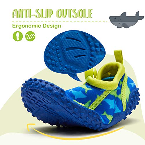 mysoft Kids Beach Water Shoes Non-Slip Quick Dry Barefoot Swim Shoes Aqua Socks for Boys and Girls Toddler Little Big Kid4