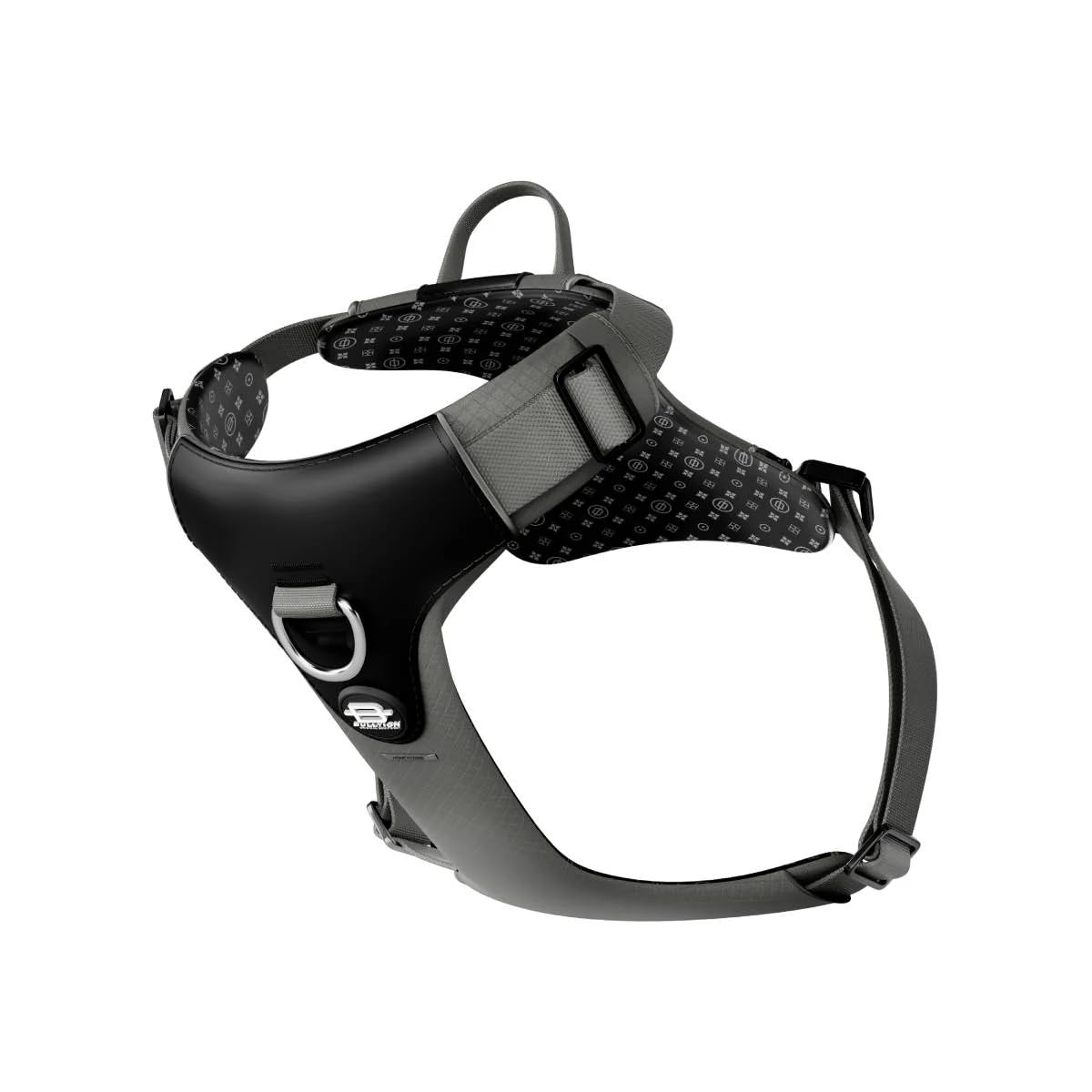 Bullyion ® Original Equipment Lightweight and Breathable Honeycomb Harness with Softcell Padding, Lockforce Buckles, and Stainless-Steel Hardware - Designed for All Breeds Sheffield Steel (Size B)