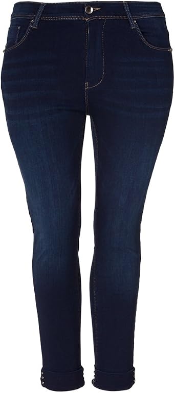 mat. Fashion Jeans Stretch Vita Alta Donna Taglie COMODE (M) : Amazon.it:  Abbigliamento
