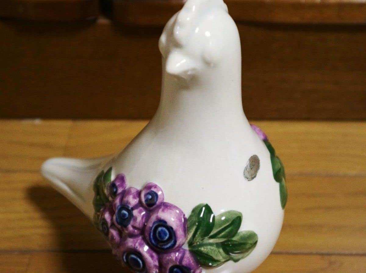 Amazon.co.jp: DECO Rosa Ljung ロサユング にわとり 鳥 陶器 置物