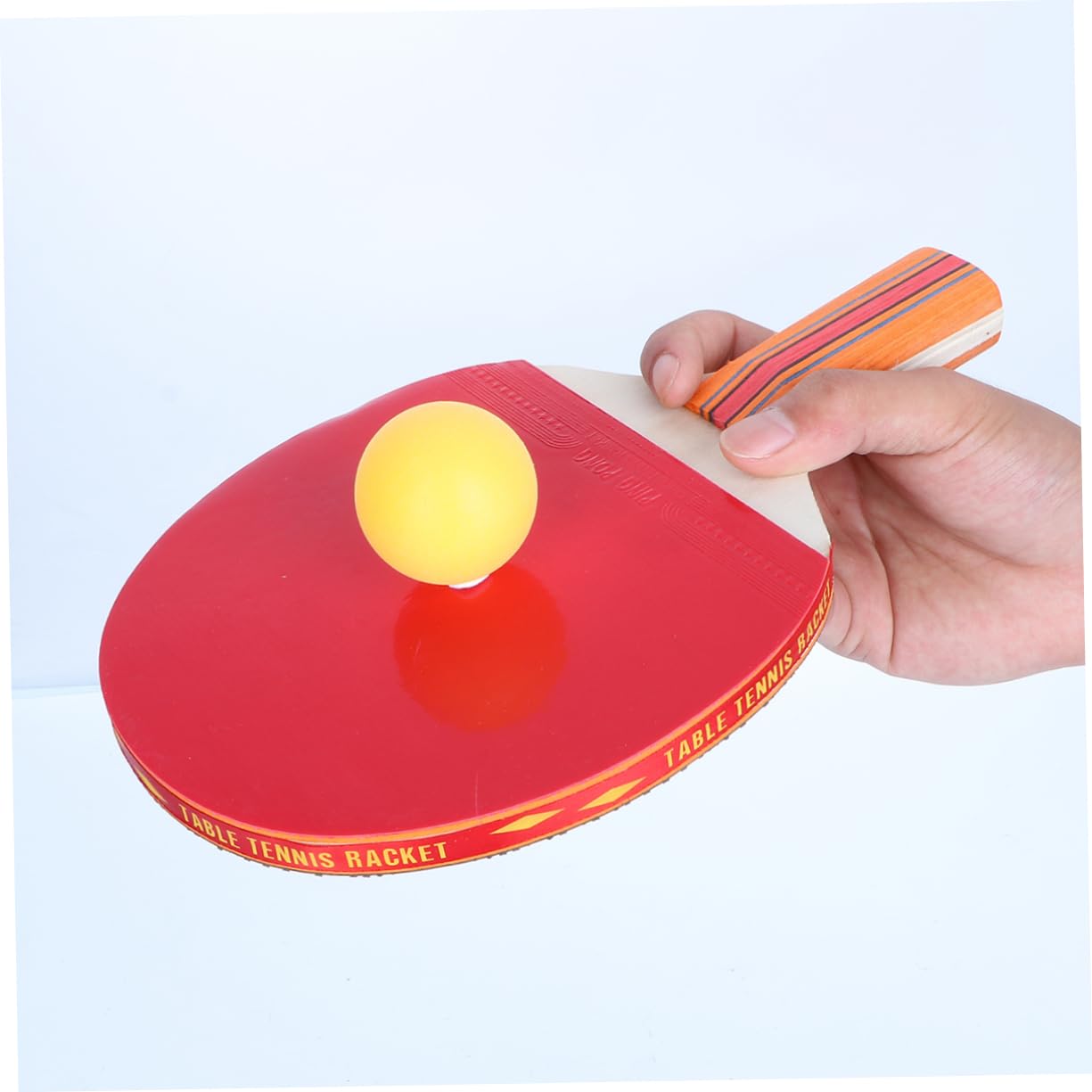 NAMOARLY Beginner to Pro Table Tennis Racket Set 2 Anti-Slip Grip Paddles for Indoor/Outdoor Play Random