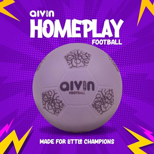 Image of Aivin Home-Play Football for Kids Indoor Training Ball No-Stitch - Purple