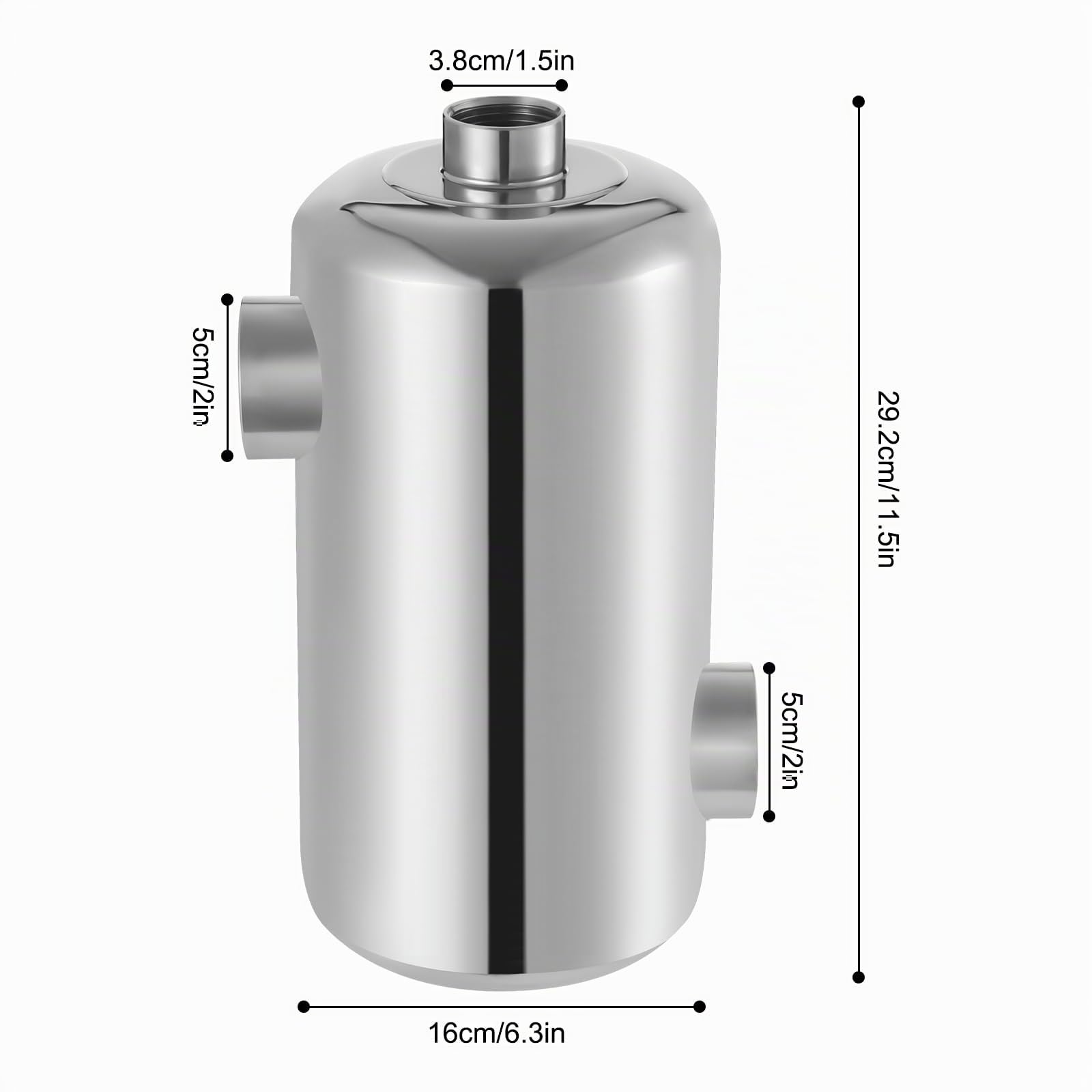 Intercambiador de calor para piscina, 28 kW, calentador de piscina, acero inoxidable, intercambiador de calor para sistema de piscina, 150 L/min flujo de agua de piscina, 18 L/min flujo de agua