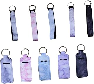 VALICLUD 10 Pçs Conjunto De Batom Chaveiro A Granel Chaveiro De Batom Porta-Batom De Viagem Porta-Chaves Porta-Chaves De Batom Porta-Creme Labial Porta-Chaves De Neoprene Capa De Batom