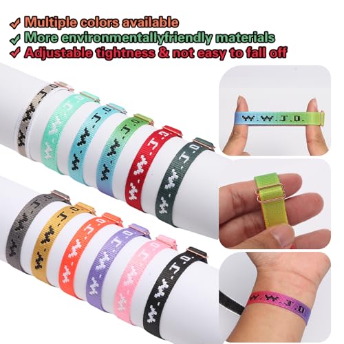 WWJD Bracelets Pack for Women Men what would jesus do bracelets Christian Jesus Wristbands Gifts W.W.J.D Adjustable Woven Bracelet3