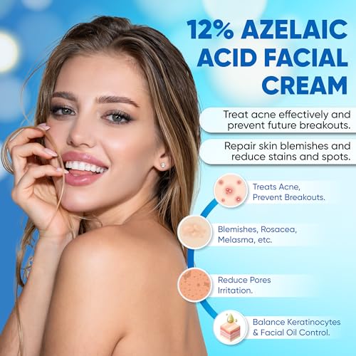 AOBBIY Azelaic Acid Cream: Azelaic Acid For Face - Premium Azelaic Acid Cream - Face Skin and Beauty Care - Azelaic Acid Facial Cream (1 Oz)