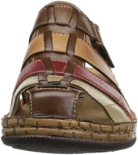 Propet Women's Jubilee Sandal, bark multi, 6 2E US | Image 1