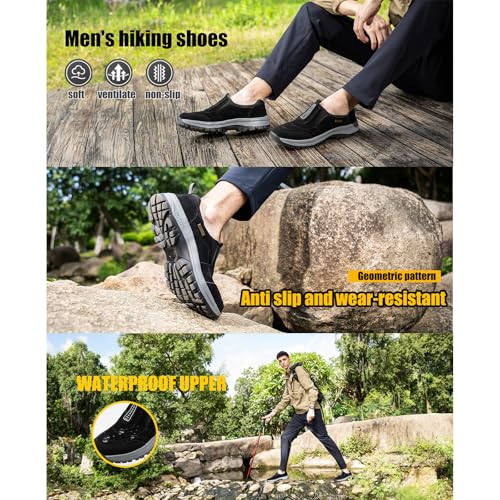 Enjerr Orthopedic Shoes Men Womens, Enjerr Orthopedic Balance Shoes Men for Balance, Waterproof Slip-On Arch Support Sneakers2