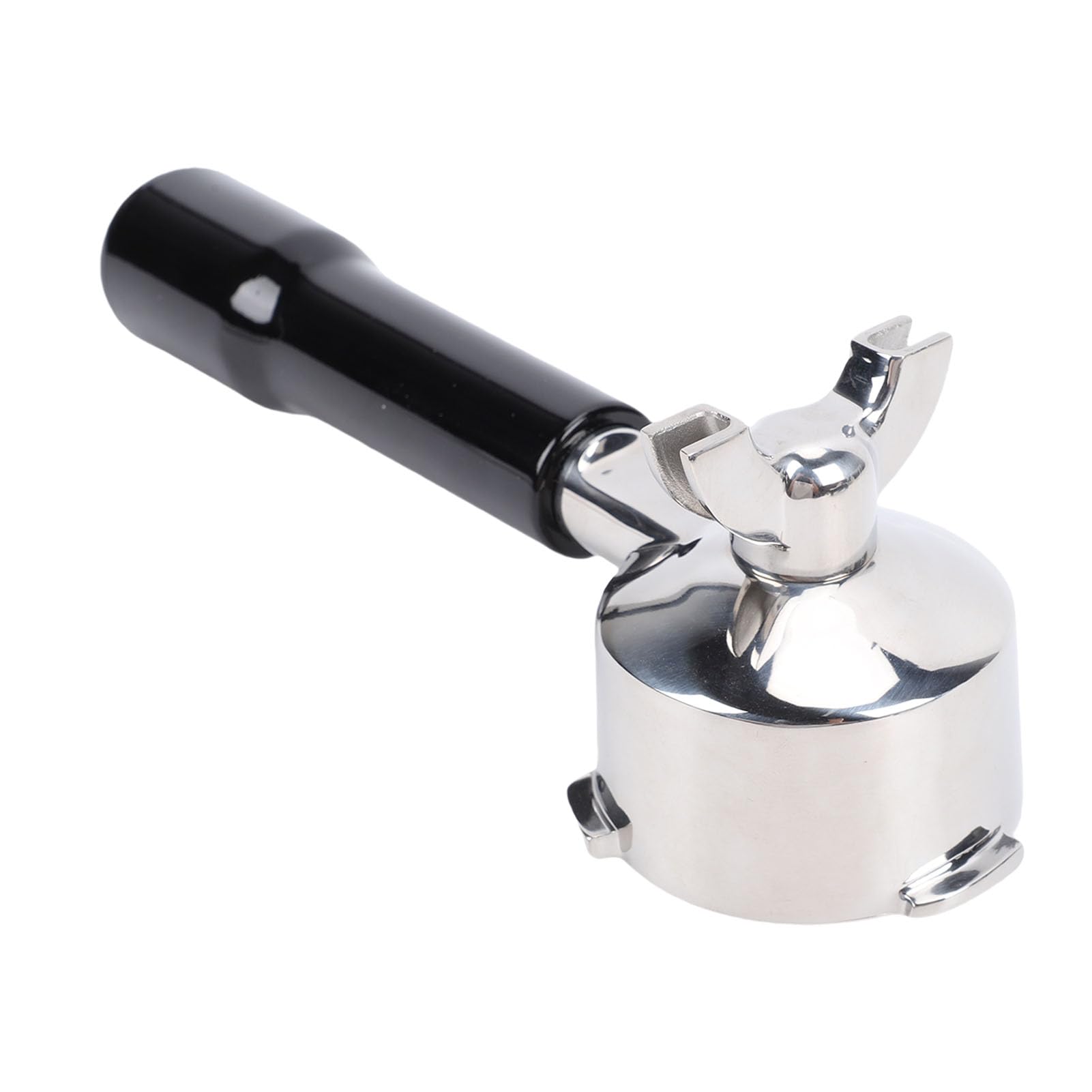 Portafiltro de café de 51 Mm y 3 Orejas, Herramienta de Extracción de Cesta de Portafiltro para Máquinas de café (BLACK)