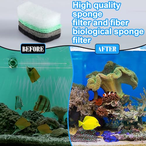 Image of Threlaco 26 Pcs Canister Filter Maintenance Kit Compatible with Fluval 106 /107 /206 /207, Water Polishing Pad, Ammonia /Phosphate /Nitrite Remover Pads, Silicone Lube