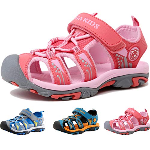 BAOLESEM Kinder Sandalen Jungen Mädchen Strandschuhe...