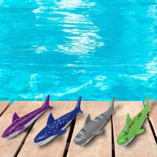 Miniatura 6 de Xrten 4 Pcs Buceo Tiburón Torpedo De Juguete Para Natación Piscina Para Niños