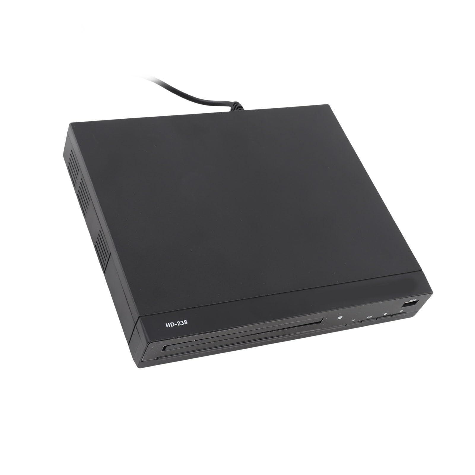 Rosvola Reproductor de DVD Todas Las Regiones 1080P Diseño Delgado Mejorado para Cine en Casa Tamaño Compacto con Control Remoto (Enchufe de la UE)