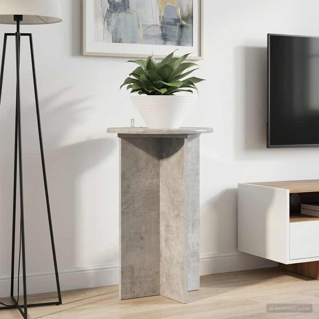 Supports de plantes intérieurs gris béton Ø40 cm : sublimez votre verdure