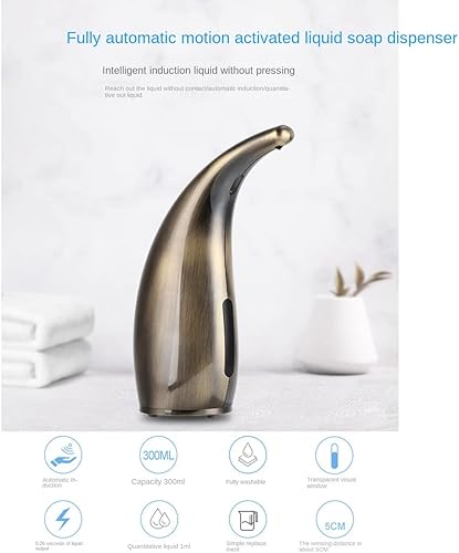 Miniatura 6 de Dispensador automático de jabón de 10.1 fl oz, dispensador de jabón sin contacto, dispensador de jabón para platos para cocina, baño, hotel