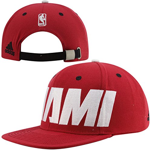 Casquette Miami Heat adidas avec fermeture strapback et grand logo